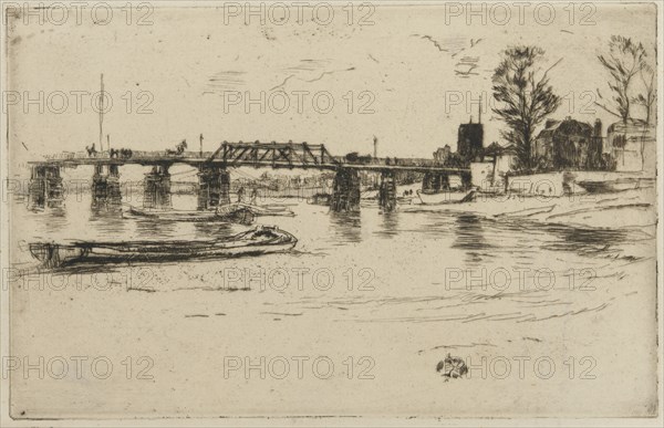 Chelsea, 1879. Creator: James Abbott McNeill Whistler.