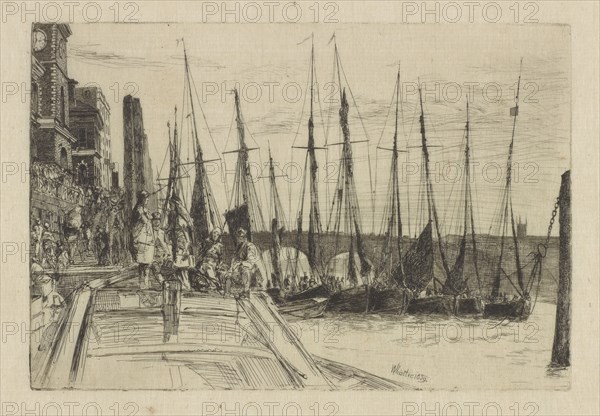 Billingsgate, 1859. Creator: James Abbott McNeill Whistler.