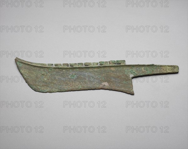 Knife blade, Late Shang dynasty, ca. 1300-1200 BCE. Creator: Unknown.