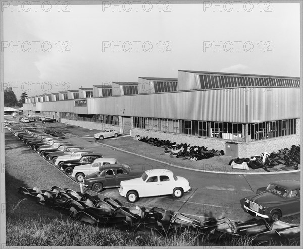 Rover Car Company Works, Lode Lane, Solihull, 25/10/1956. Creator: John Laing plc.