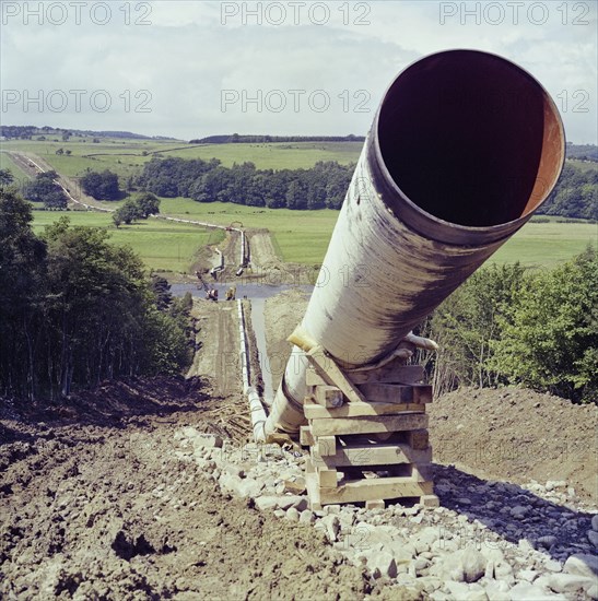 Brampton Gas Pipeline, Cumbria, 07/1975. Creator: John Laing plc.