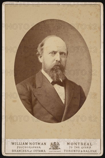 Portrait of Othniel Charles Marsh (1831-1879), Circa 1875. Creator: William Notman.