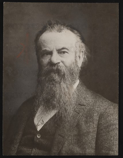 Portrait of John Wesley Powell (1834-1902), 1885. Creator: Charles Parker.