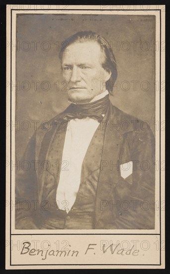 Portrait of Benjamin Franklin Wade (1800-1878), Before 1878. Creator: Unknown.