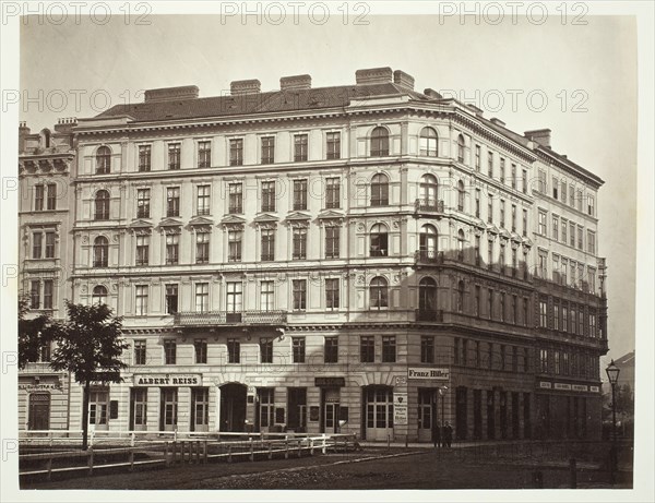 Rudolfs Platz No. 6, Zinshaus des Freyherrn J. von Mayer, 1860s ...