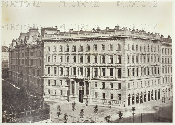 Opern-Ring No. 10, Wohnhaus des Fried. Ritter von Schey, 1860s. Creator: Unknown.