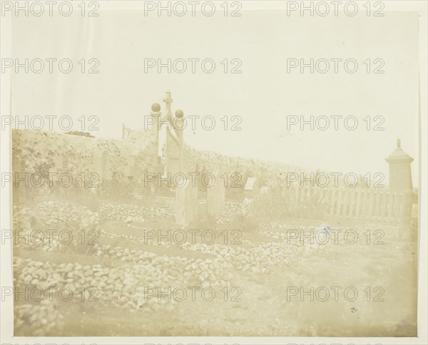 Cemetery on Cathcart's Hill, 1855. Creator: James Robertson.