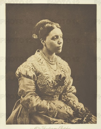 Mrs. Thackeray Ritchie, 1870, printed c. 1893. Creator: Julia Margaret Cameron.