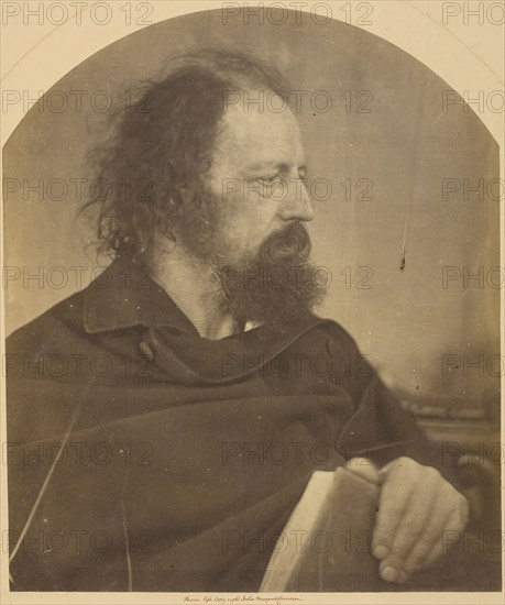 The Dirty Monk, Alfred Tennyson, 1865. Creator: Julia Margaret Cameron.