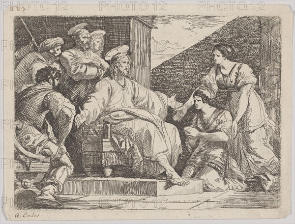 Christ seated preaching, 1766?. Creator: Giuseppe Cades.