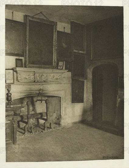 The Conspirator's Room, Old Rye House, 1880s. Creator: Peter Henry Emerson.