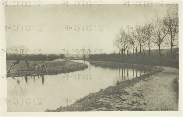 The River Stort, 1888. Creator: Peter Henry Emerson.