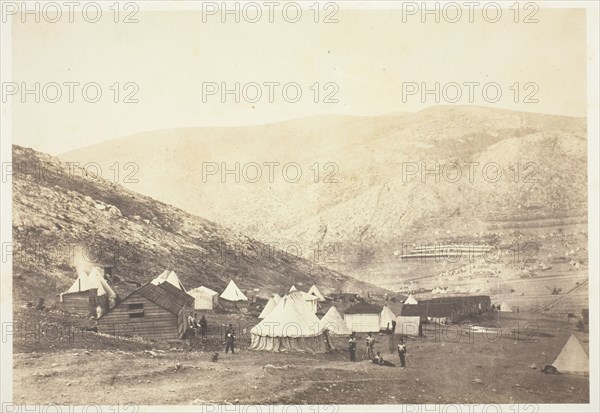 Encampment of the 71st Regiment, 1855. Creator: Roger Fenton.