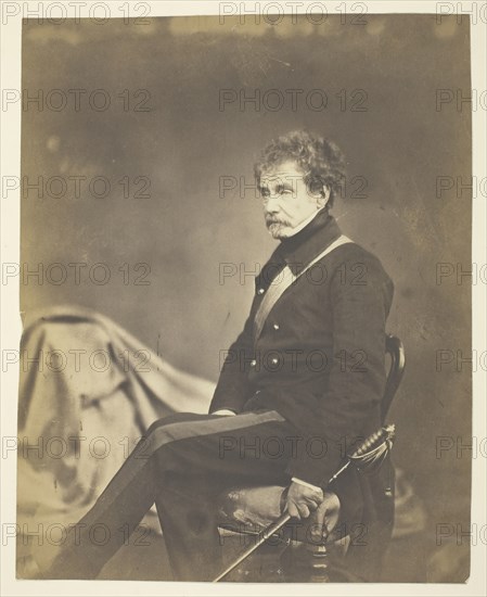 Sir Colin Campbell Lord Clyde (1792-1863), Field Marshal; At the Crimea, 1855. Creator: Roger Fenton.