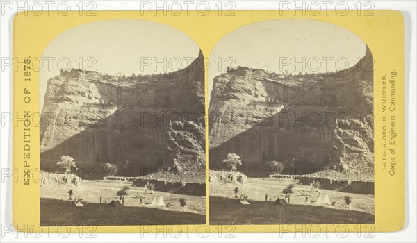 Circle Walls, Cañon de Chelle..., 1873. Creator: Tim O'Sullivan.