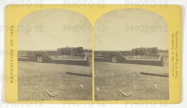 Roman Catholic Church, Plaza of Guadaloupe, Guadaloupe Co., Colorado. Built not many years..., 1874. Creator: Tim O'Sullivan.