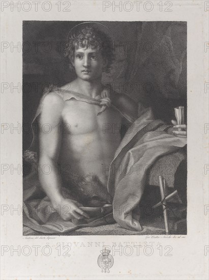 Saint John the Baptist, ca. 1843. Creator: Gioan Battista Nocchi.