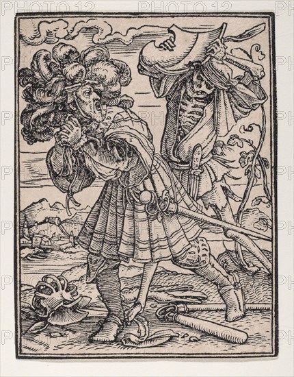 The Count, from The Dance of Death, ca. 1526, published 1538. Creator: Hans Lützelburger.