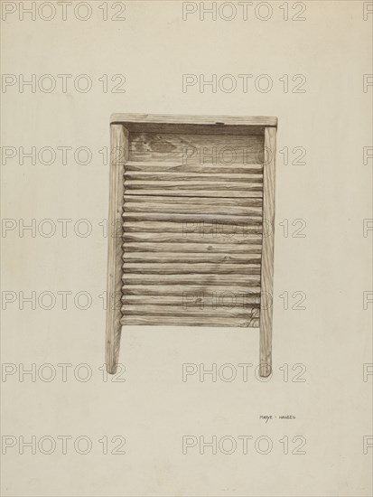 Wash Board, c. 1940. Creator: Mary Hansen.