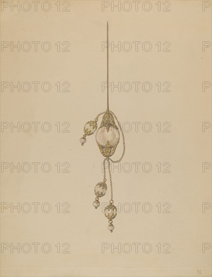 Hair Ornament, c. 1937. Creator: Melita Hofmann.