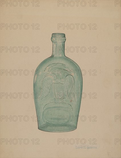 Glass Bottle, c. 1939. Creator: LeRoy Griffith.