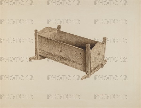 Box Cradle, c. 1939. Creator: Mary Hansen.