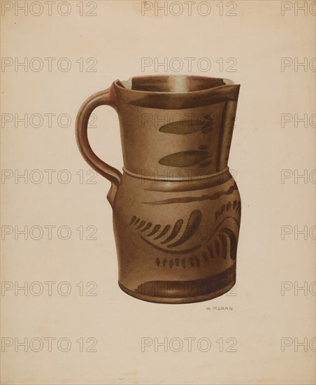 Pitcher, c. 1941. Creator: Henry Moran.