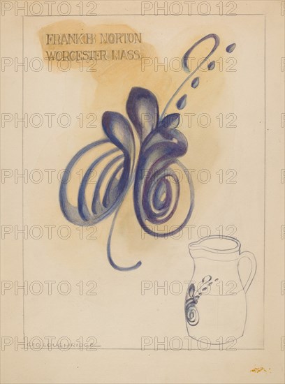 Pitcher, c. 1937. Creator: George Loughridge.