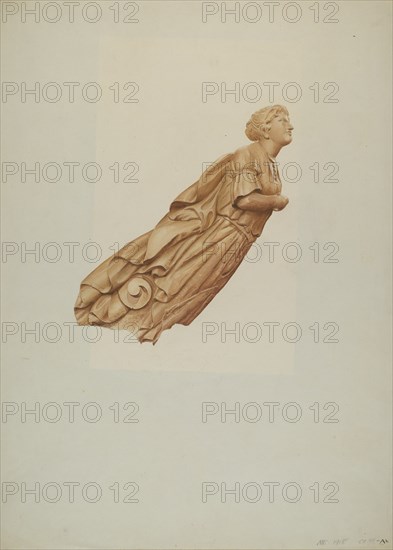 The Rhine Figurehead, 1935/1942. Creator: Rosamond P Gray.