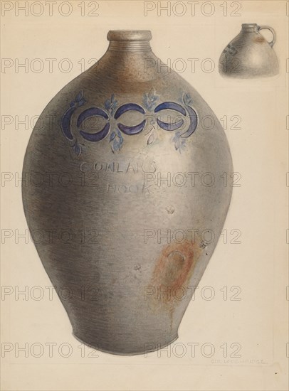 Jug, 1937. Creator: George Loughridge.