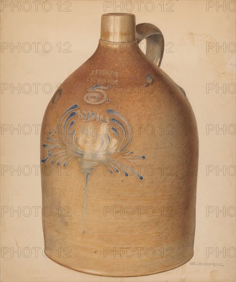 Jug, probably 1937/1938. Creator: George Loughridge.