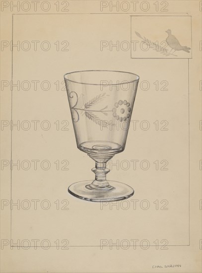 Goblet, c. 1937. Creator: Charles Garjian.