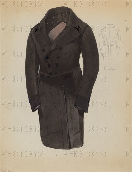 Coat, c. 1937. Creator: Creighton Kay-Scott.