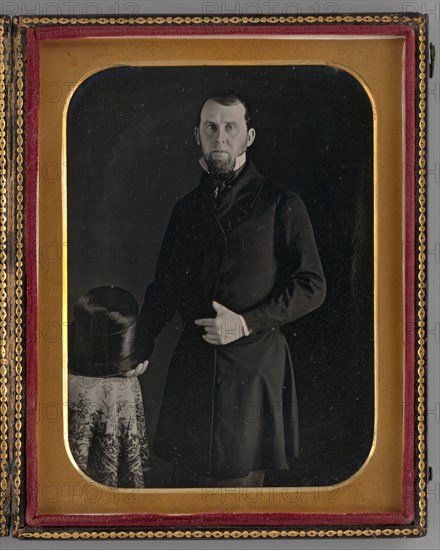 Untitled (Portrait of a Standing Man), 1848. Creator: Edward Tompkins Whitney.