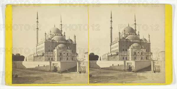 Egypt - Cairo, Mosque of Mahommed Ali, 1860/90. Creator: Frank Mason Good.