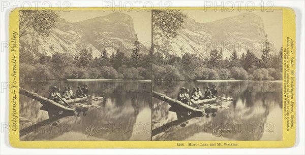 Mirror Lake and Mt. Watkins, 1870. Creator: John P. Soule.