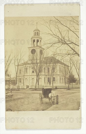 Untitled (church exterior), 1830/88. Creator: W. N. Hobbs.