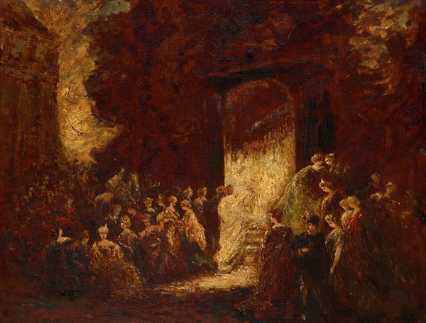 Fête d'Après-Midi, c. 1880. Creator: Adolphe Monticelli.