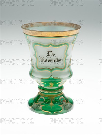 Beaker, Bohemia, c. 1840. Creator: Bohemia Glass.