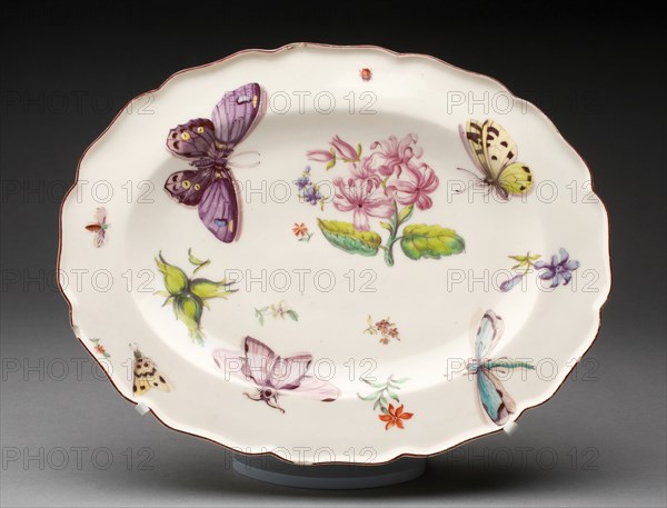 Dish, Chelsea, c. 1750. Creator: Chelsea Porcelain Manufactory.