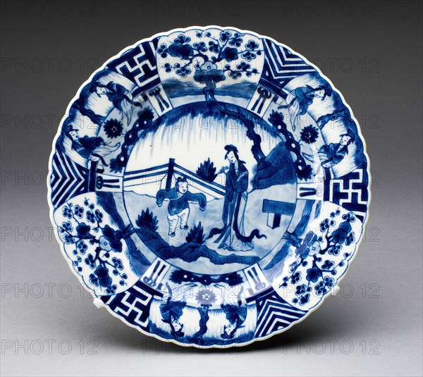 Plate, Jingdezhen, c. 1700. Creator: Jingdezhen Porcelain.