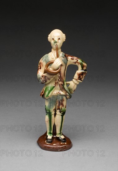 Horn Player, Staffordshire, 1750/70. Creator: Staffordshire Potteries.