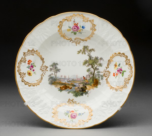 Soup Plate, Meissen, 1763/74. Creator: Meissen Porcelain.