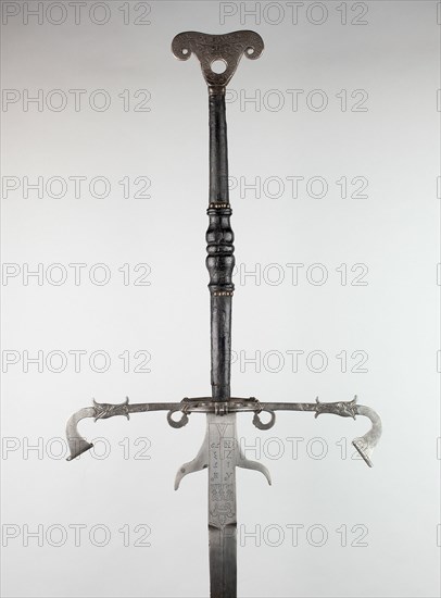 Two-Handed Sword for the Bodyguard of Julius, Duke of Brunswick-Lüneburg..., Germany, 1573. Creator: Unknown.