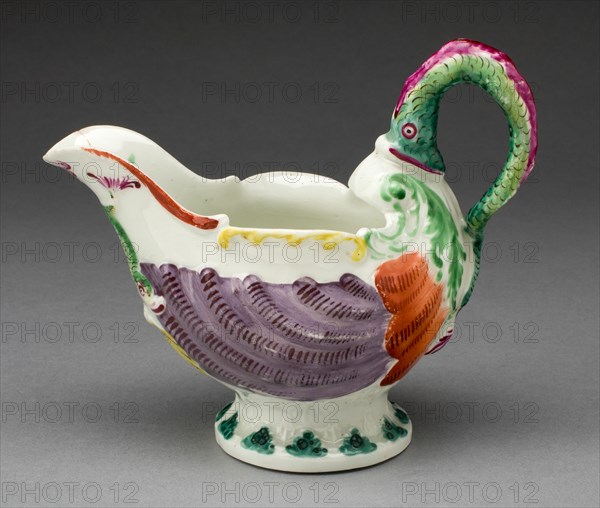 Cream Boat, Worcester, c. 1765. Creator: Royal Worcester.