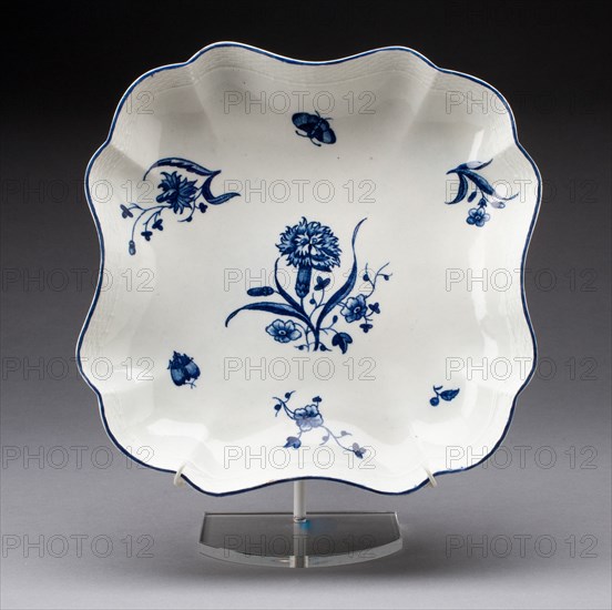 Dish, Worcester, c. 1755. Creator: Royal Worcester.