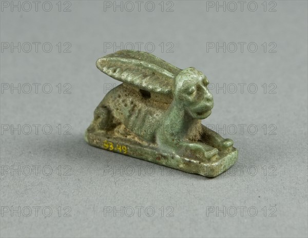 Amulet of a Hare, Egypt, Third Intermediate Period, Dynasty 21-25 (1070-656 BCE). Creator: Unknown.