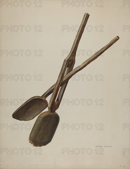 Tongs, 1938. Creator: Stanley Mazur.