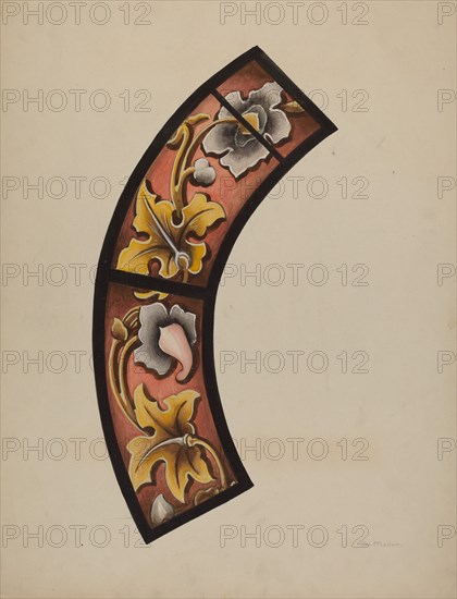 Painted Glass, c. 1937. Creator: James McLellan.