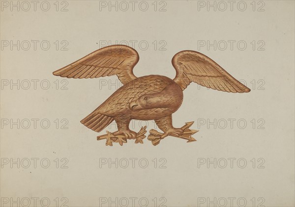 Wooden Eagle, c. 1939. Creator: Henry Murphy.